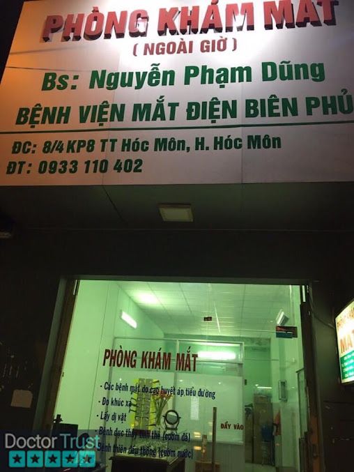 Phòng Khám Mắt BS Nguyễn Phạm Dũng bv Mắt TpHCM Hóc Môn Hồ Chí Minh